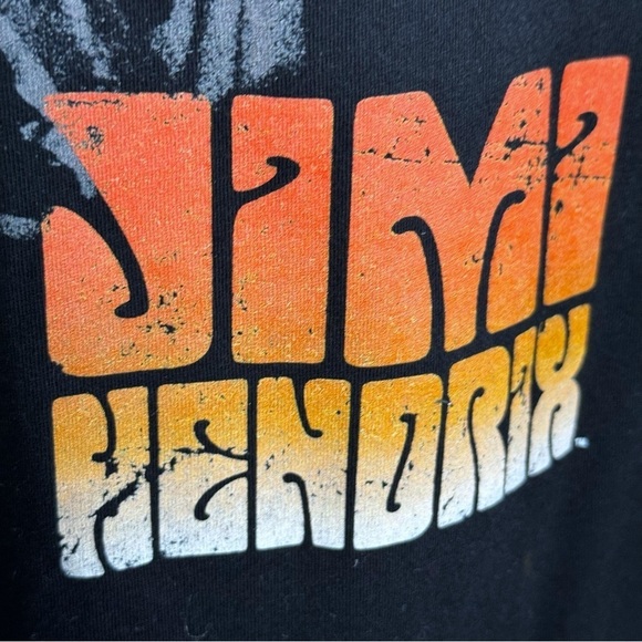 Jimi Hendrix Blues Centric Black Band Tee XL Cotton S/S Guitar - Picture 4 of 8